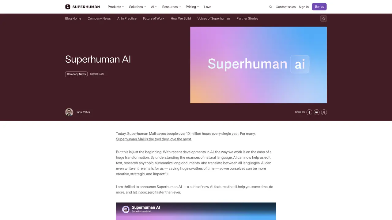 Superhuman AI featured image