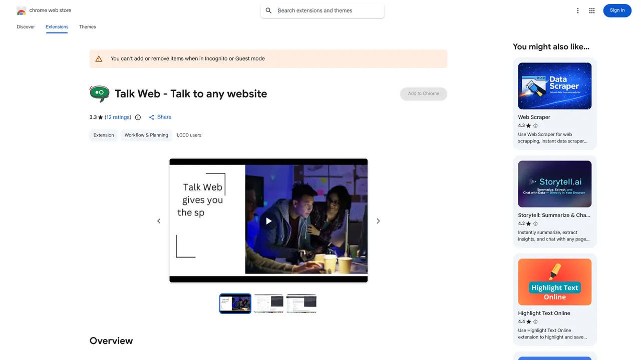 Talk Web featured image