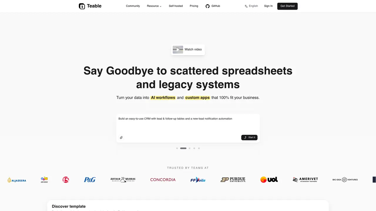Teable featured image