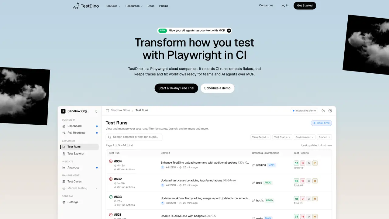 TestDino featured image
