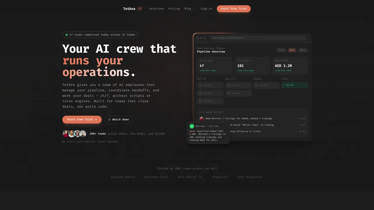 Tethra AI featured image