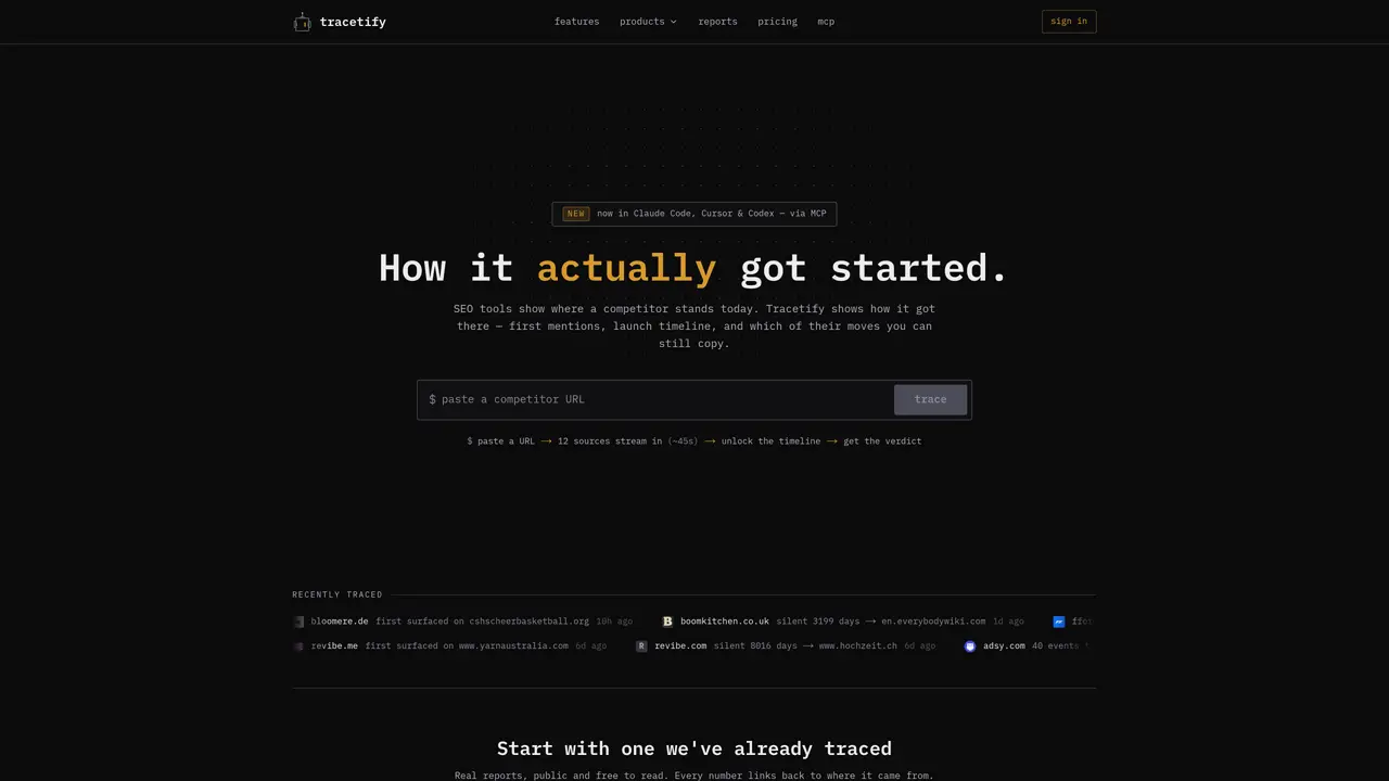 Tracetify featured image