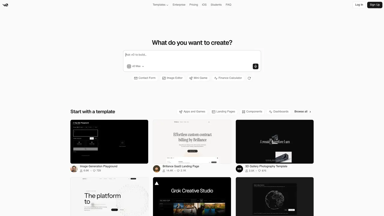 Vercel V0 featured image