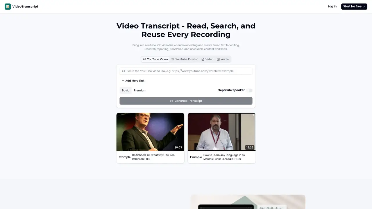 videotranscript.ai featured image